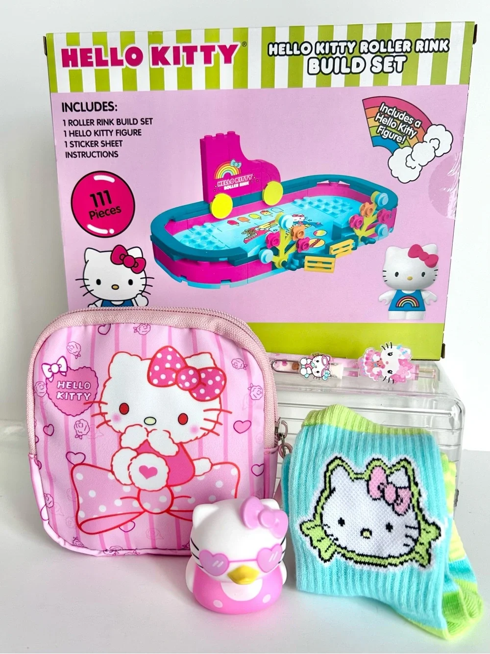 💝(HK401) Hello Kitty Adorable Roller Rink Build Set Bundle! - Picture 8 of 8